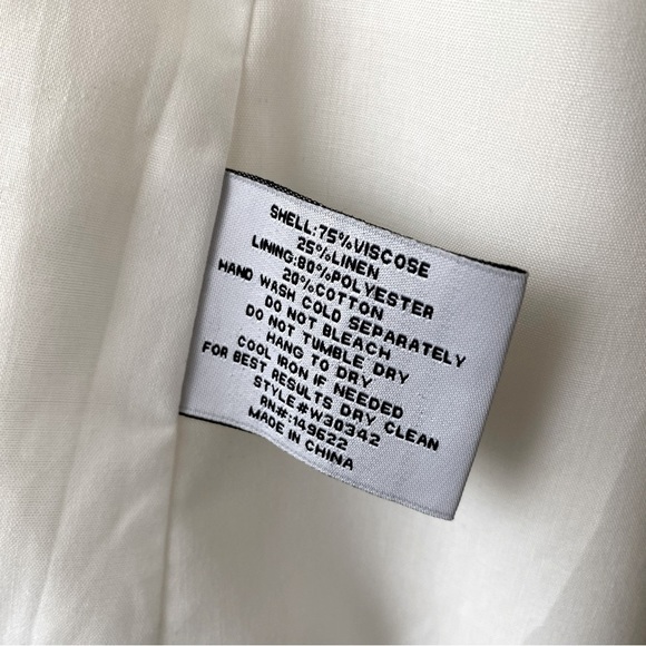 Belted Ecru Blazer | WALTER BAKER - Picture 14 of 16